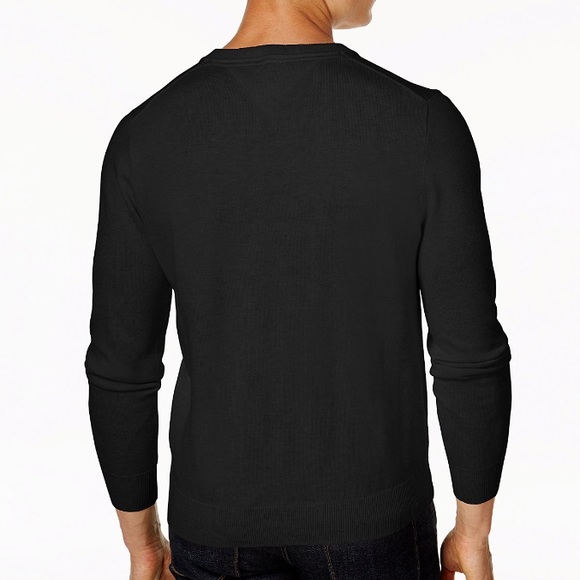 Tommy Hilfiger Men’s Signature V-Neck Sweater - Picture 2 of 4